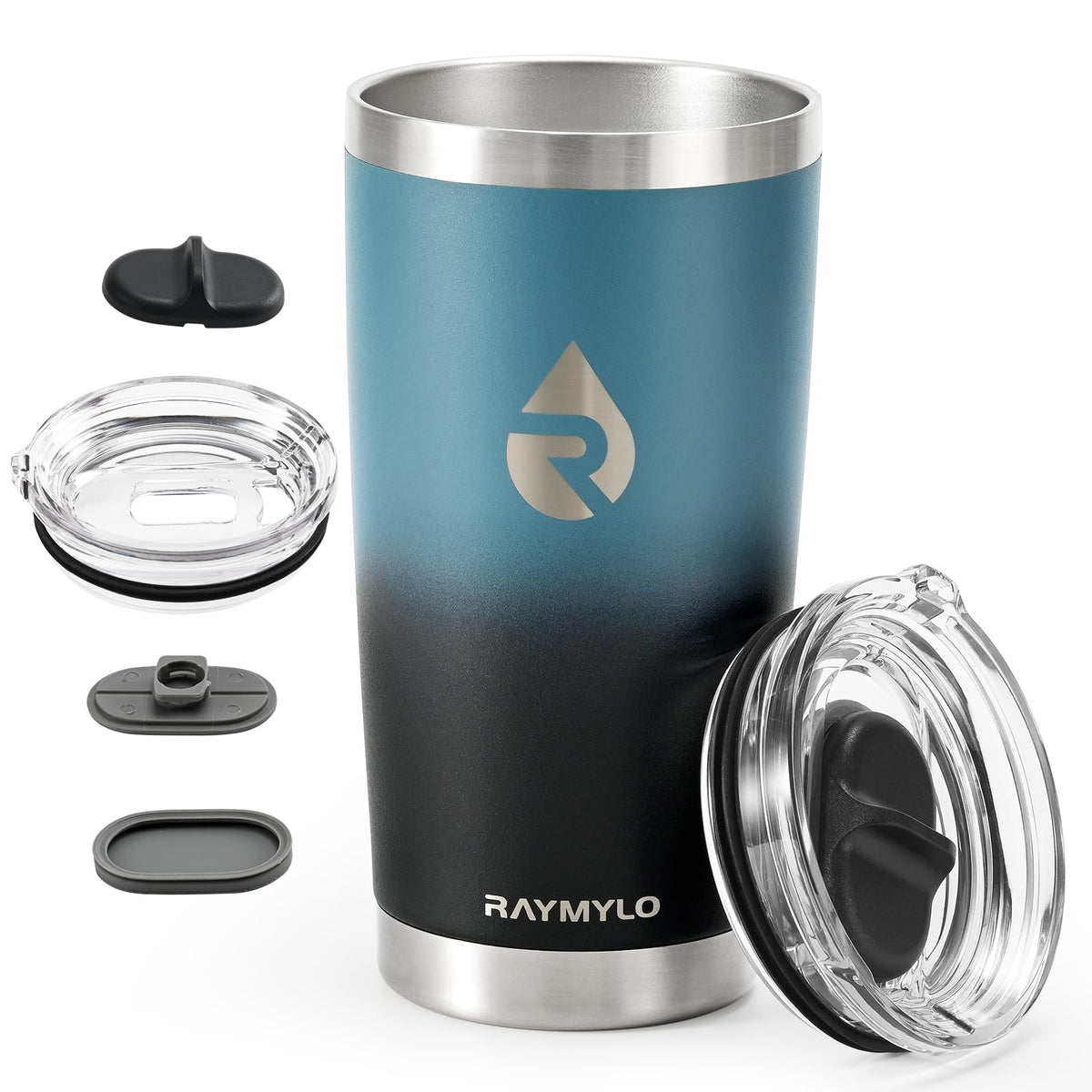 RAYMYLO Travel Coffee Tumbler, Insulated Travel Coffee Mug Cup, 20oz