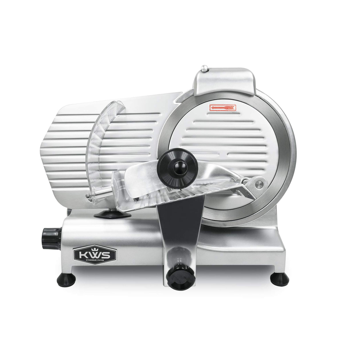 Metal Collection MS-10DS Commercial 320W 10-Inch Meat Slicer Anodized Aluminum Base with Stainless Steel Blade + Blade Removal Tool, Frozen Meat/Cheese/Food Slicer Quiet [ ETL, NSF Certified ]