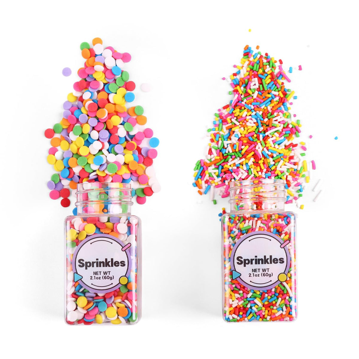 Edible Black and White Sprinkles, White Pearl Sprinkles, Black Sugar Pearls, Edible Pearls for Cake Decorating, Cupcakes, Ice Cream Toppers, Macarons, and Cookies(4.23oz)