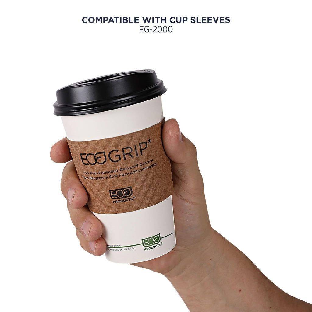 ECO PRODUCTS GreenStripe Disposable Paper Hot Cups, 16 oz, 1000 Count