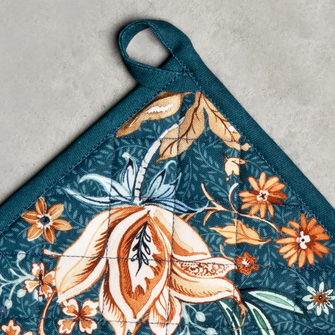 Maison d' Hermine Pot Holders 100% Cotton Potholders (8" x 8", Pack of 2)