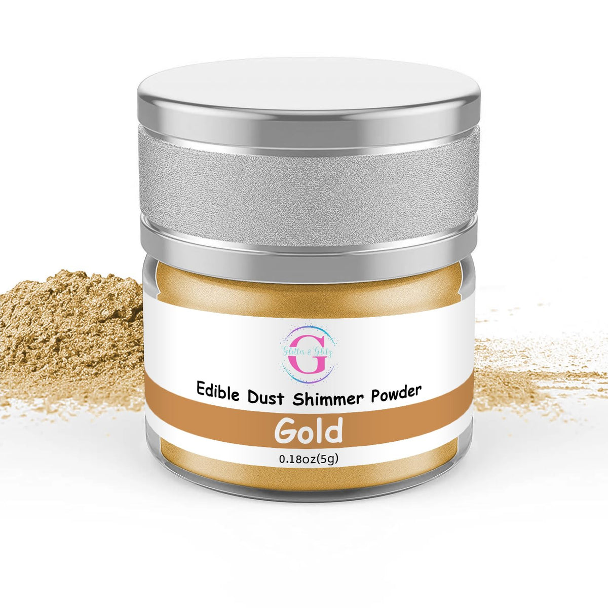 Glitter & Glitz Edible Glitter for Drinks - Premium Drink Glitter Edible Dust for Cocktails, Baking, Brew, Champagne - Luster Dust and Cocktail Glitter - Edible Glitter for Drinks Decoration (Teal, 5Grams)
