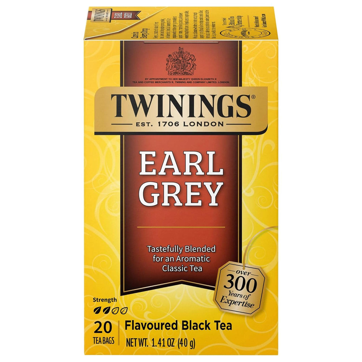 Twinings Blackcurrant Breeze Black Tea Individually Wrapped Bags, 20 Count (Pack of 1), Sweet, Tangy Taste, Caffeinated, Enjoy Hot or Iced, 20 Teabags