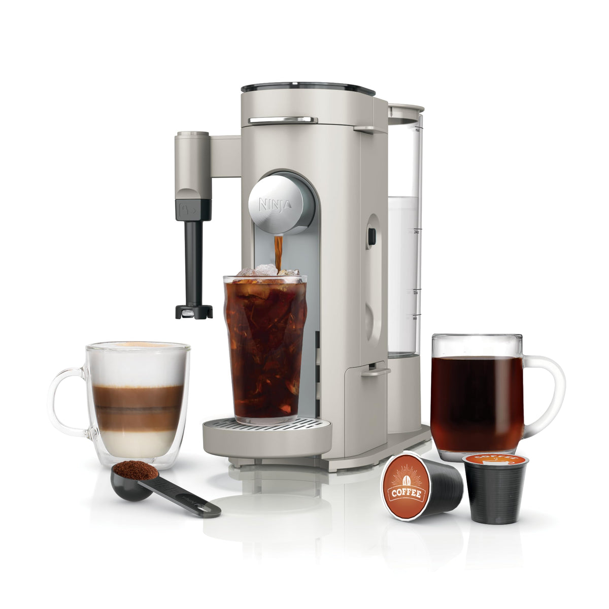 Ninja Pods & Grounds Coffee Maker, K-Cup Compatible, Sage Green, PB051SG