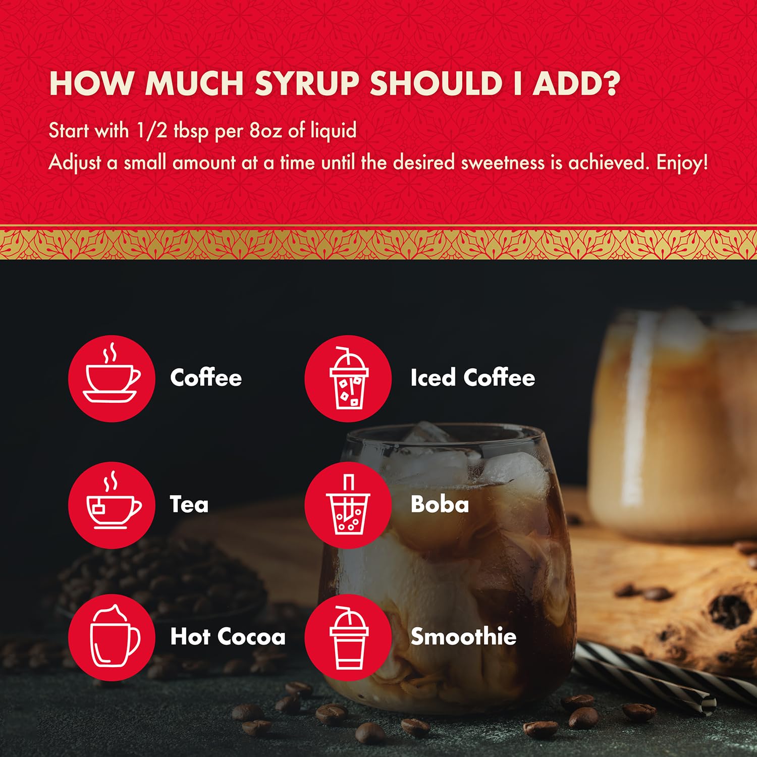 ChocZero Sugar Free Vanilla Coffee Syrup, 25.4 fl oz