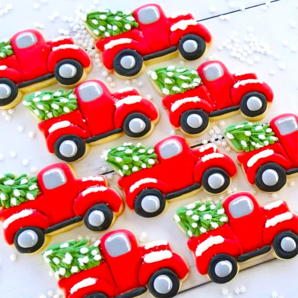 Kanehosi Christmas Cookie Cutters 6Pcs Large, Christmas Theme Cookie Cutter