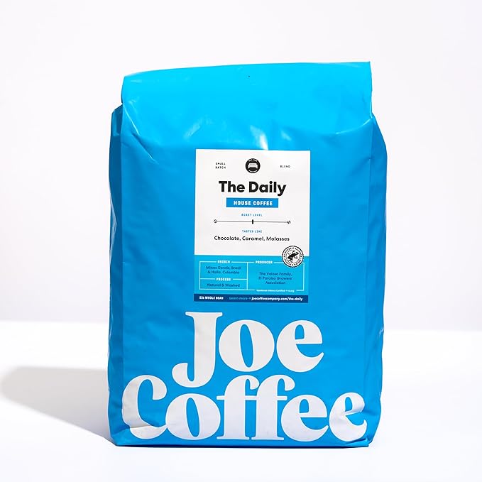 Joe Coffee Company - Benchmark Whole Bean Specialty Coffee, Rainforest Alliance Certified, Kosher, Climate-Friendly