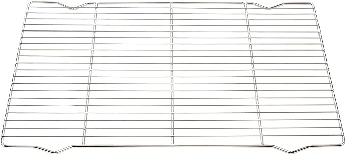 2-Pack Cooling Racks for Baking, 10x15 Inch Heavy Duty Stainless Steel Wire Baking Rack, Oven Safe Cookie Cooling Rack Set, Fits Half Sheet Pan, Dishwasher Safe & Non-Toxic