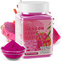 Dragon Fruit Powder - Kiigfood 5.3 oz/150g Natural Fruit Powder, Freeze-Dried Pink Pitaya Powder for Dragon Fruit Syrup, Drink, Baking, Smoothies, Cocktail, Food Coloring - Vegan, Non-GMO, Gluten-Free