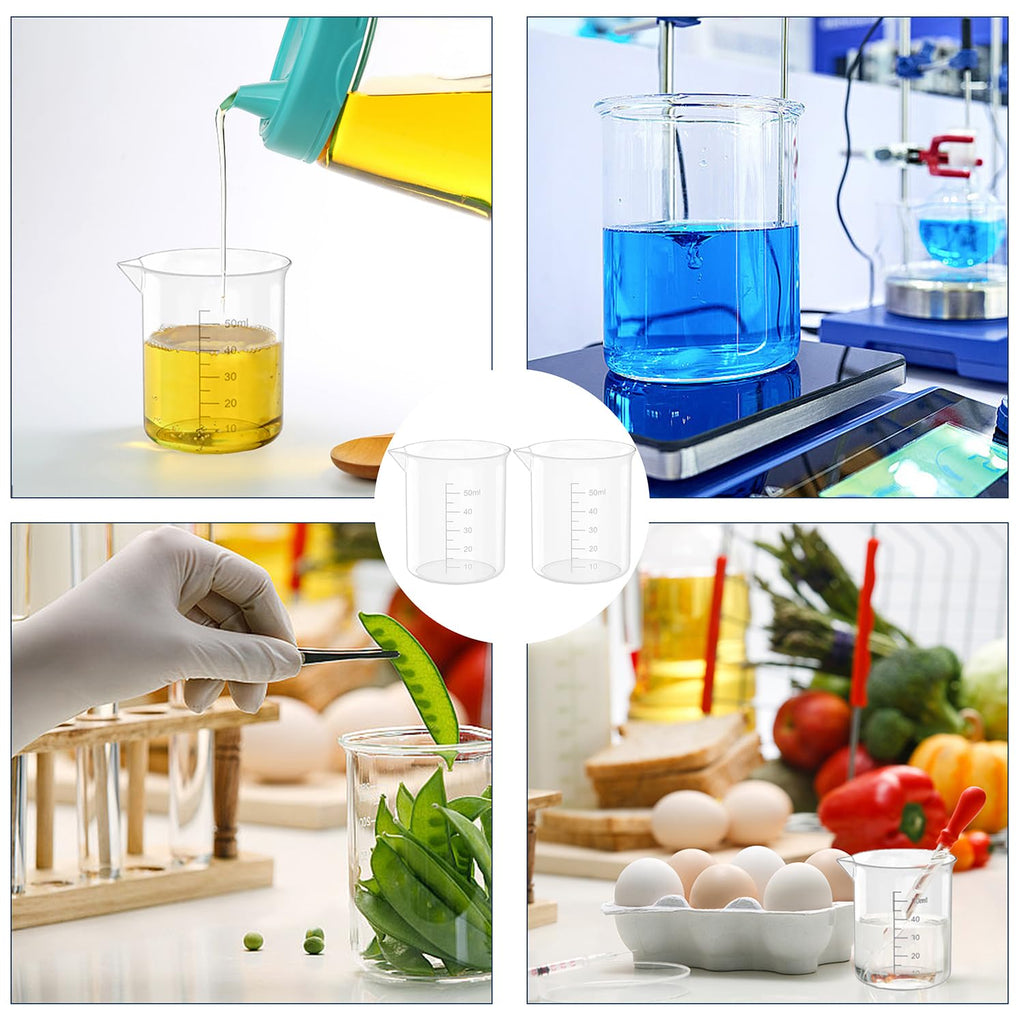 12 Pcs 17 Oz Transparent Experiment Measuring Cup
