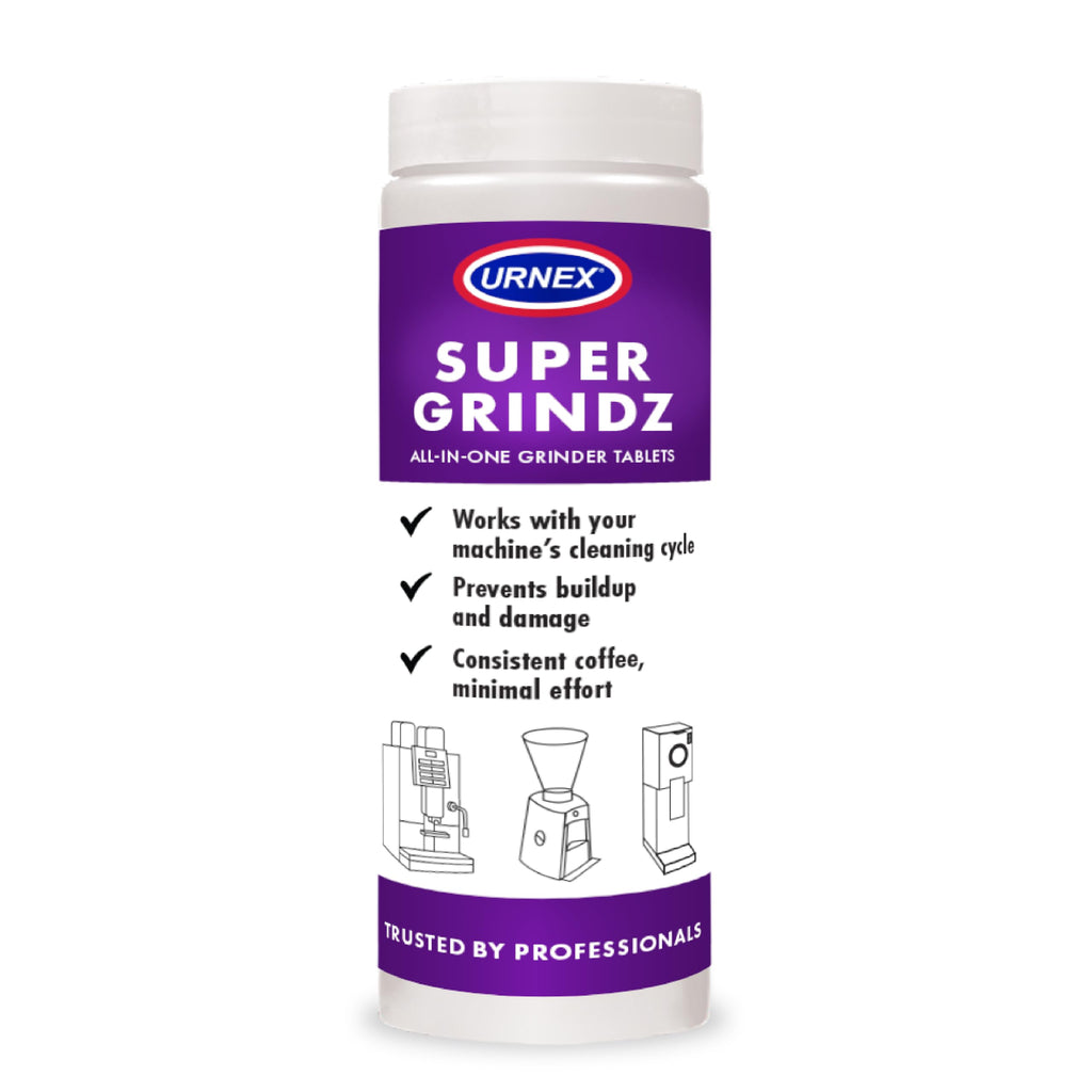 Urnex SuperGrindz Grinder Cleaning Tablets, 11.6 oz Bottle