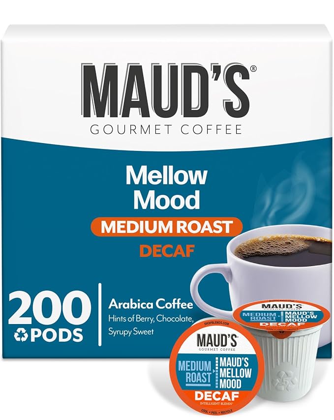 Maud’s Flavored Decaf Coffee Pods Variety Pack, 24ct