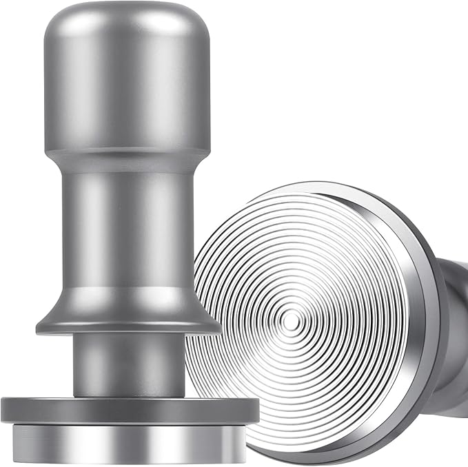 PUSEE 58mm Espresso Coffee Tamper,Premium 30lb Calibrated Espresso Tamper Upgrade Coffee Tamper with Spring Loaded, Stainless Steel Ground Tamper for Barista Home Coffee Espresso Accessories