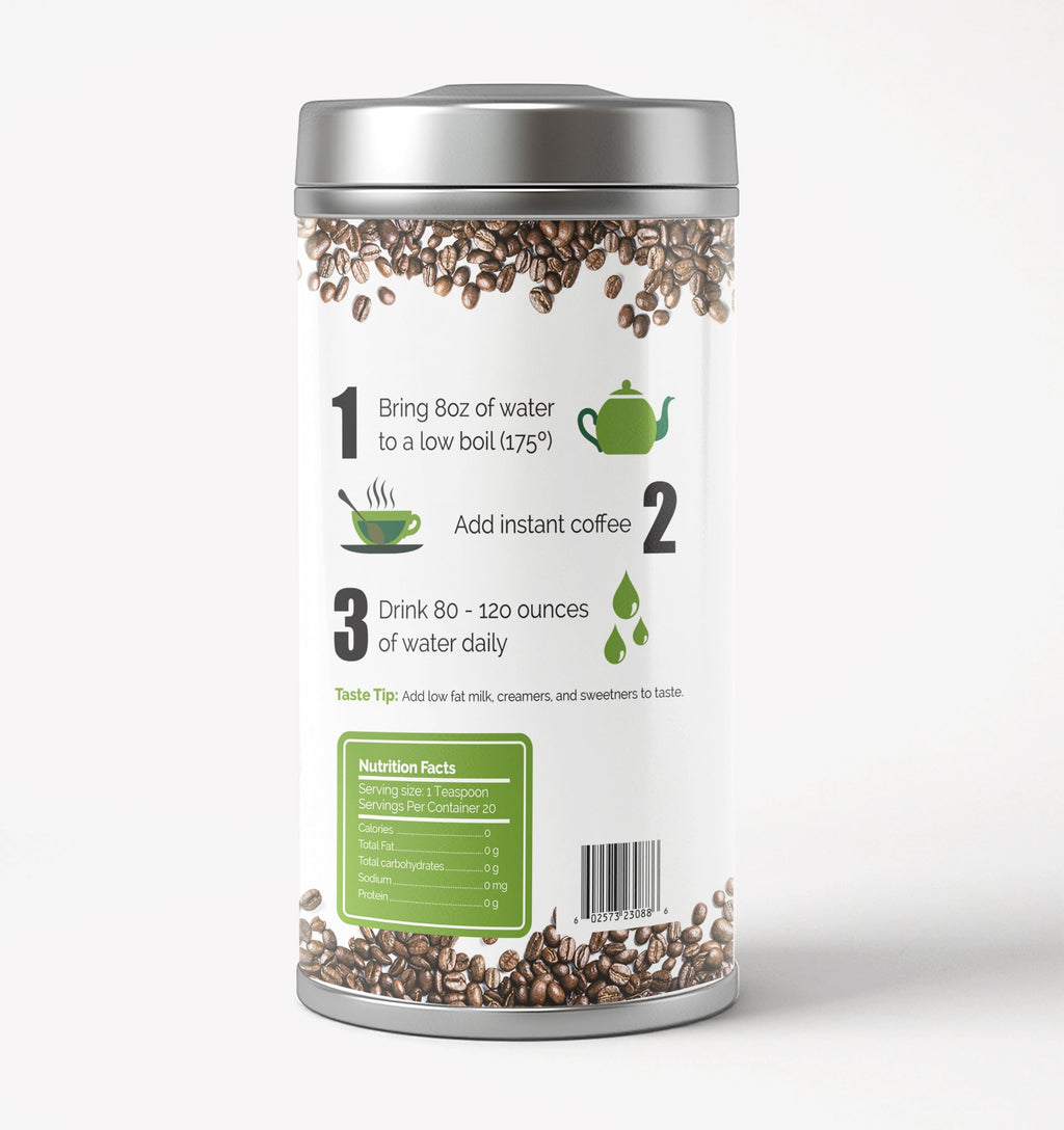 Maximum Slim Premio Instant Espresso Powder – Bold & Rich Flavor 100% Arabica Beans - Non-GMO, Gluten-Free – Premium Medium Roast Coffee 14.1 oz Resealable Jar = Café Instantáneo