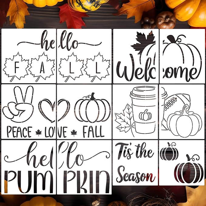 Fall Stencils for Door Mats Fall Doormat Stencils