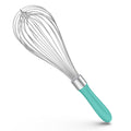 U-Taste Wire Whisk for Cooking, 18/10 Stainless Steel Wisk, L/Aqua Sky