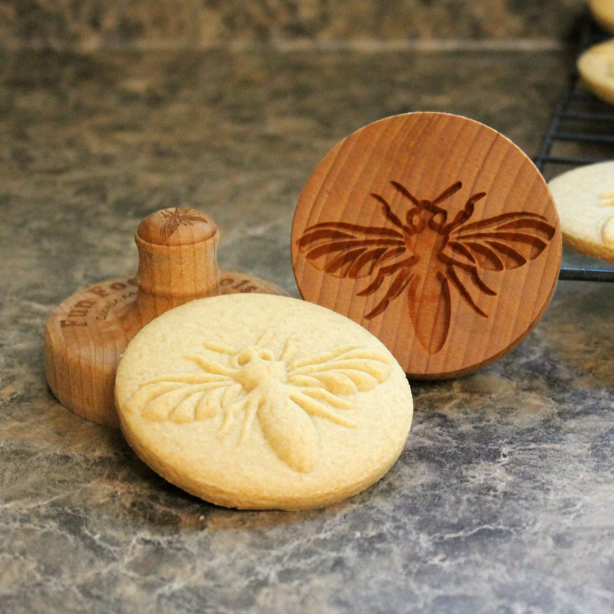 Fun Food Tools, Wood Cookie Stamp, 2.5 Inch (Chartres Cathedral CS-056)