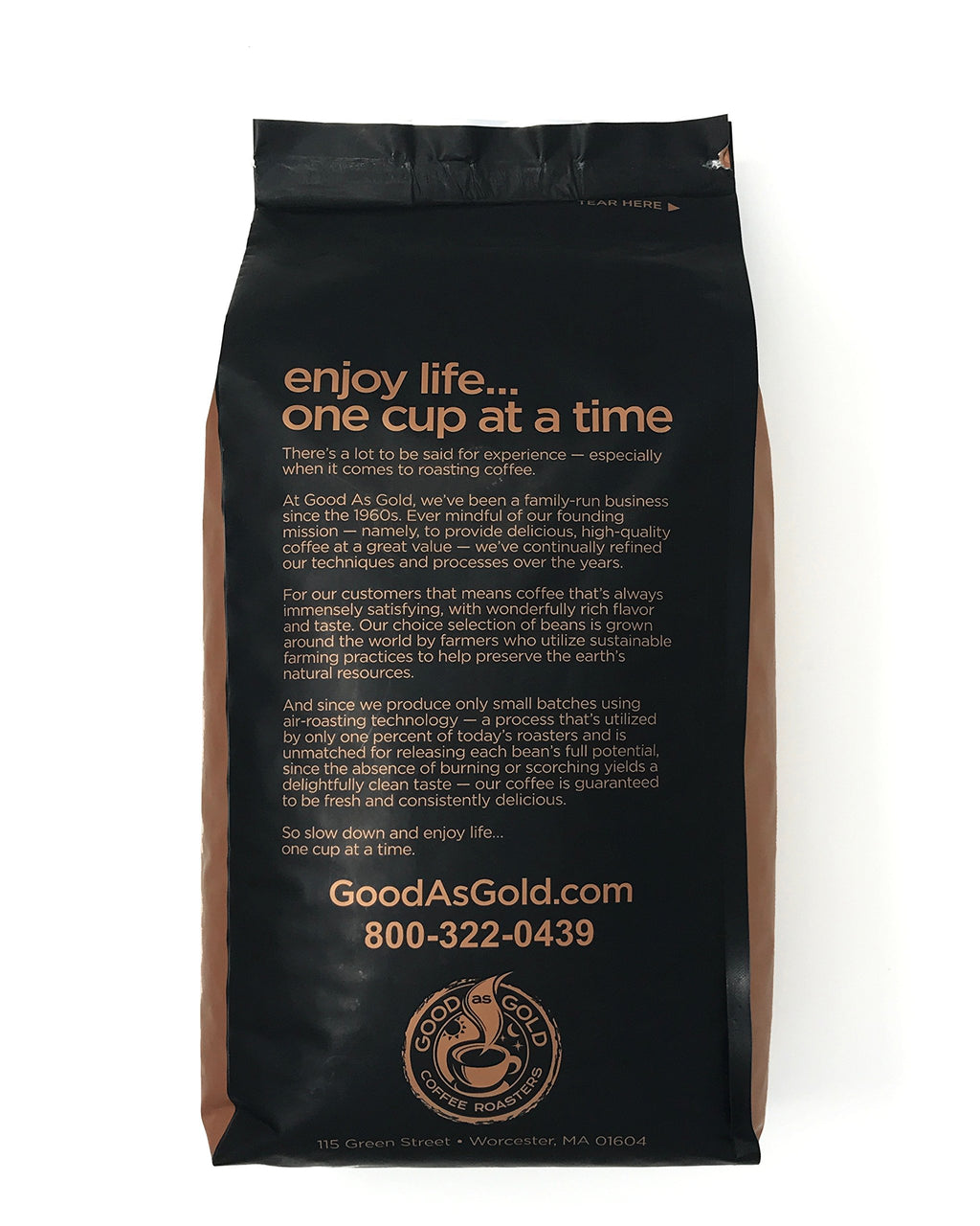 Kona Blend Coffee - Good As Gold Coffee Roasters - Whole Bean (5lb)