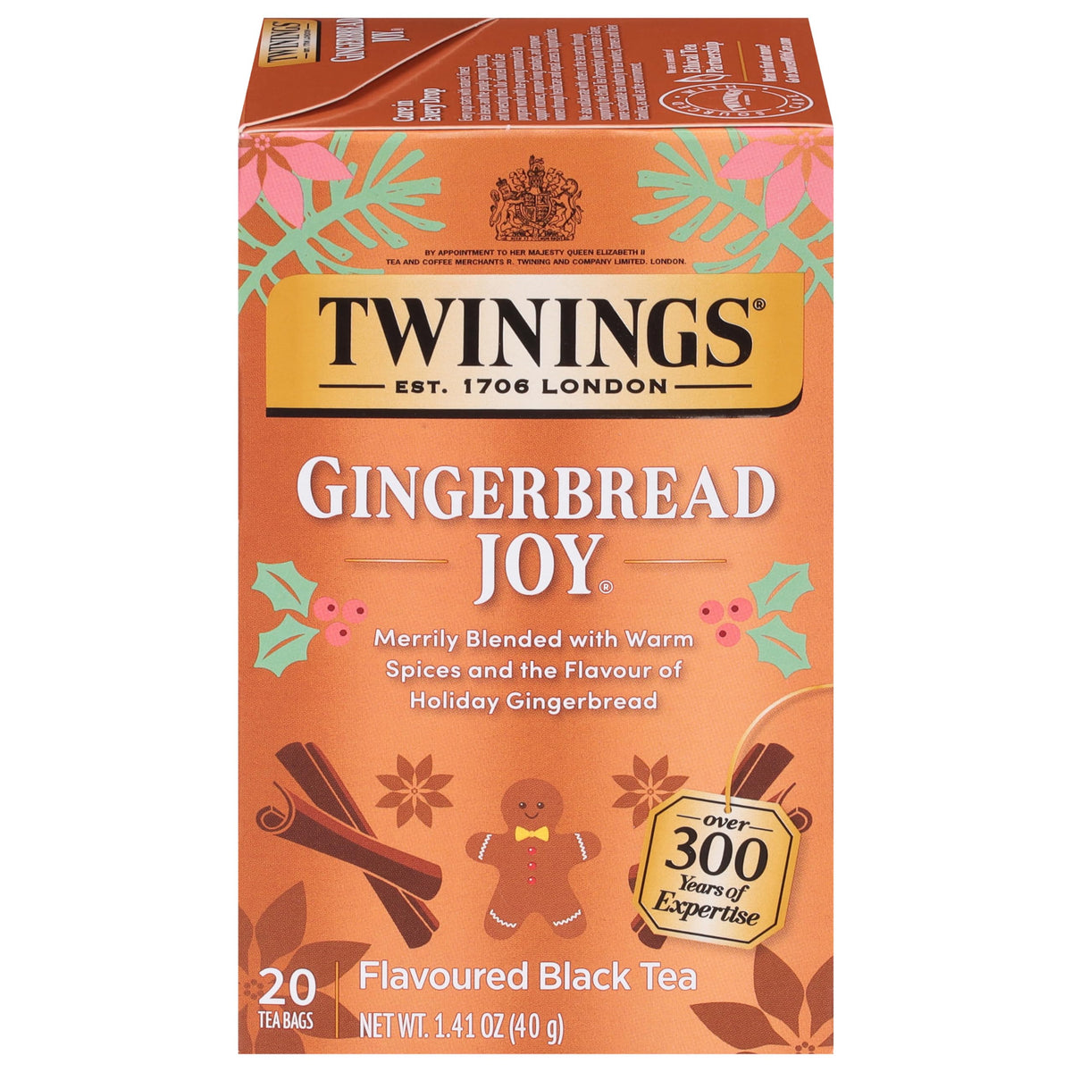 Twinings Blackcurrant Breeze Black Tea Individually Wrapped Bags, 20 Count (Pack of 1), Sweet, Tangy Taste, Caffeinated, Enjoy Hot or Iced, 20 Teabags