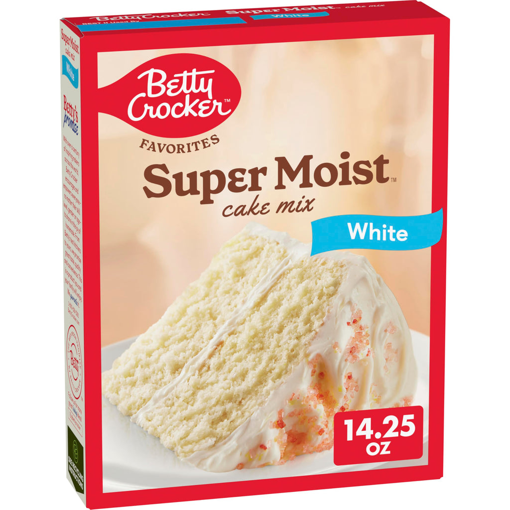 Betty Crocker Favorites, Super Moist, White Cake Mix, 14.25 oz