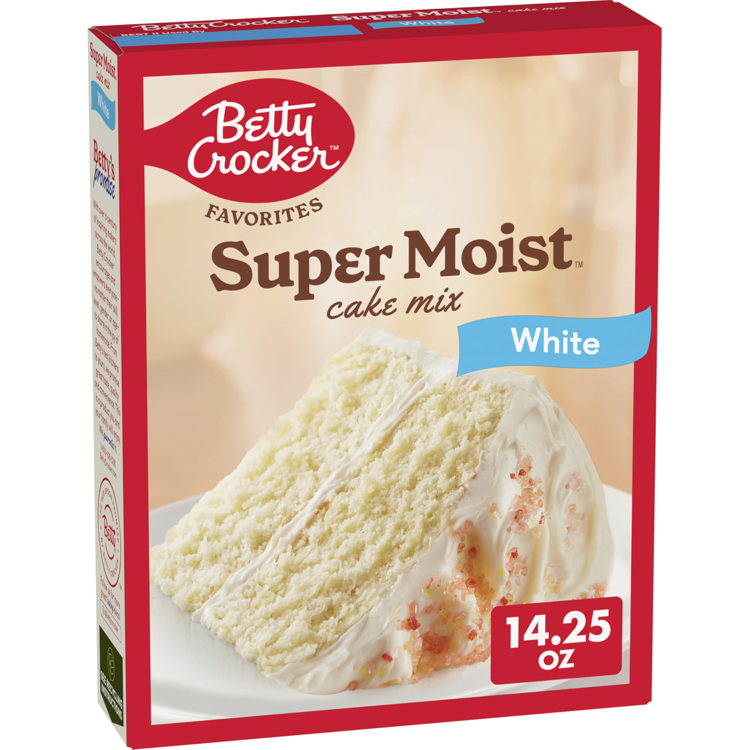 Betty Crocker Favorites, Super Moist, White Cake Mix, 14.25 oz
