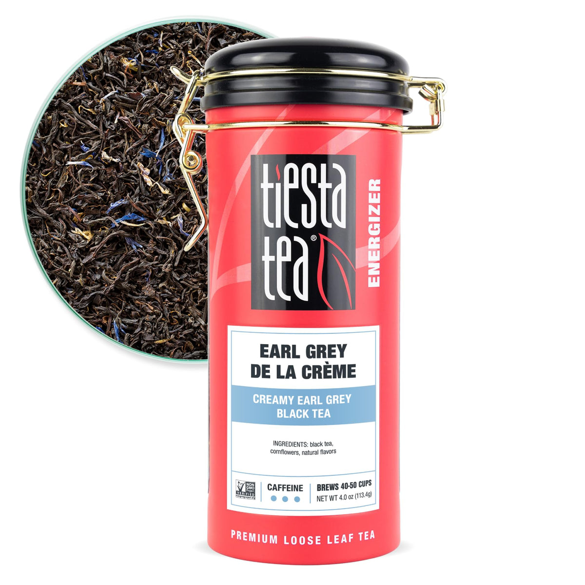 Tiesta Tea Victorian Earl Grey, Loose Leaf, Floral Earl Grey Black Tea, 4oz