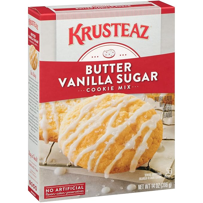 Krusteaz Cookie Mix, Butter Vanilla Sugar Cookie Mix, 14-Ounce Box (Pack of 1)