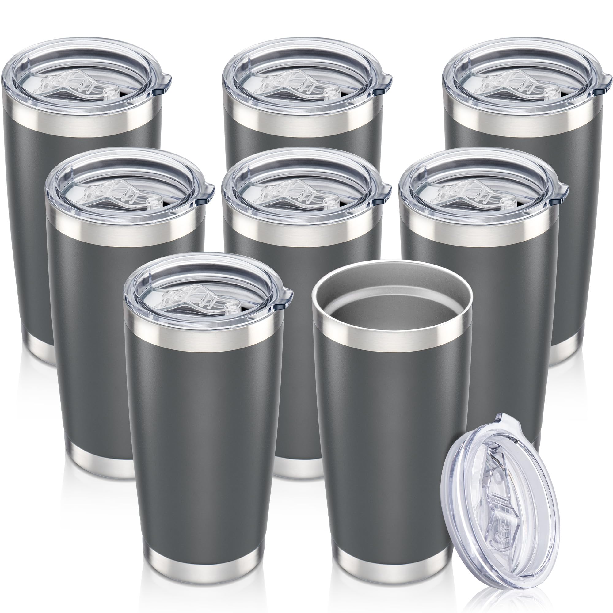 20 oz Tumbler with Lid Stainless Steel Insulated Tumblers Bulk Cups Mug