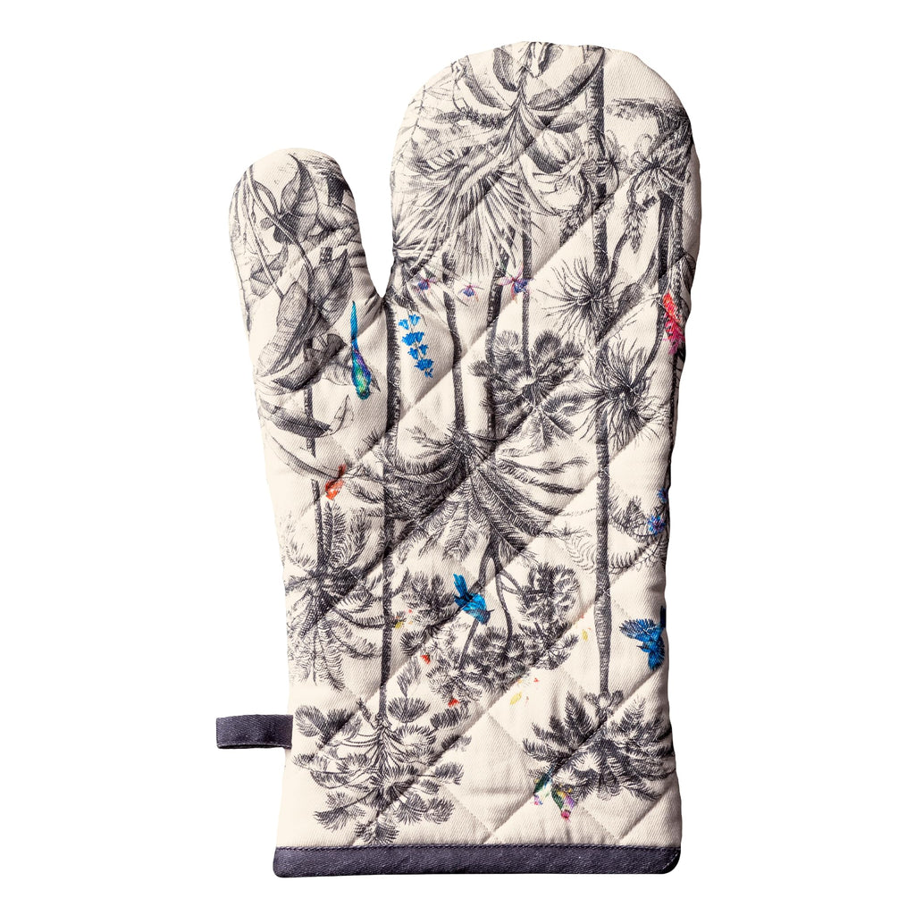 Maison d'Hermine Oven Gloves 100% Cotton Oven Mitt (7" x 13", Pack of 1)