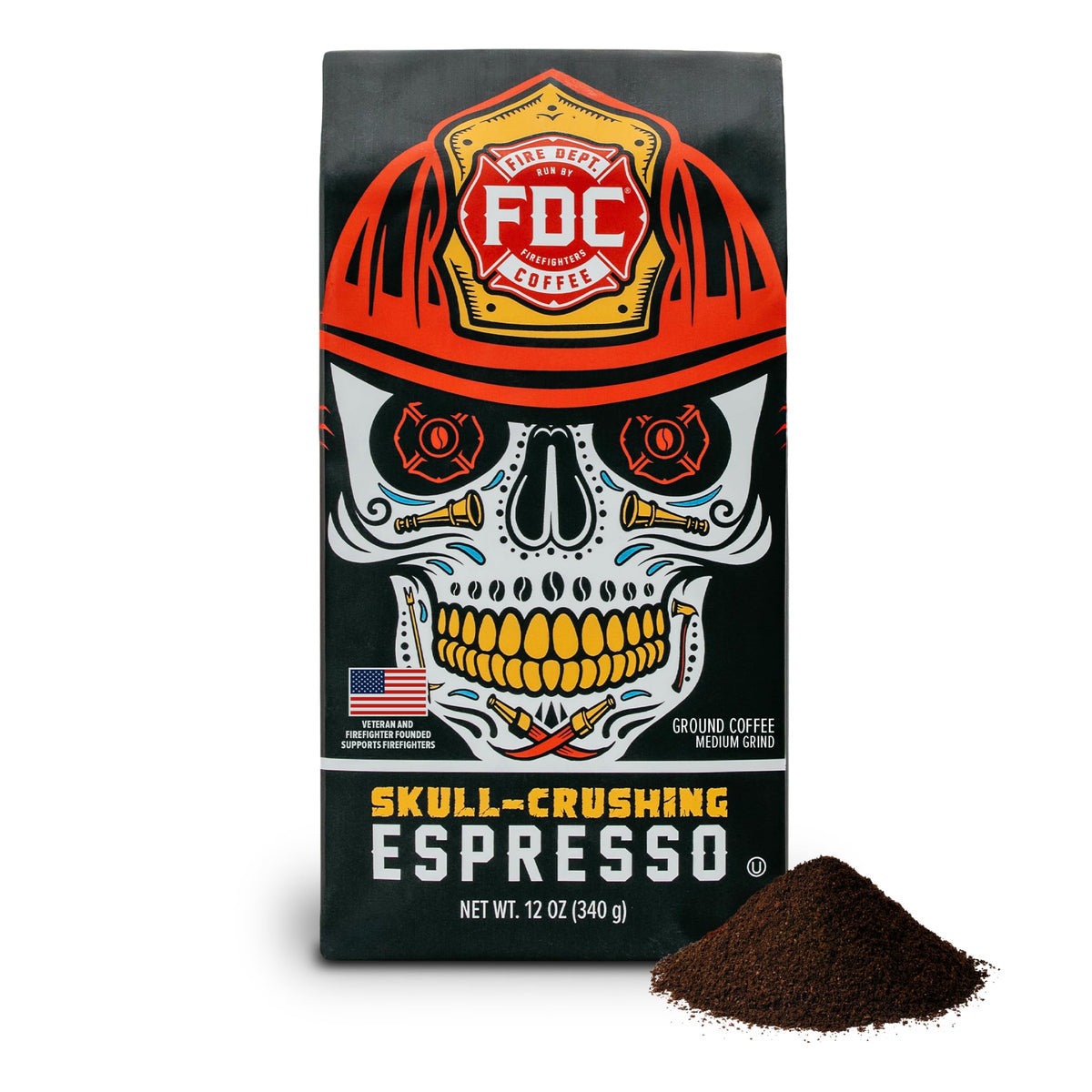 Fire Department Coffee Shellback Espresso Whole Bean Coffee - 12 oz
