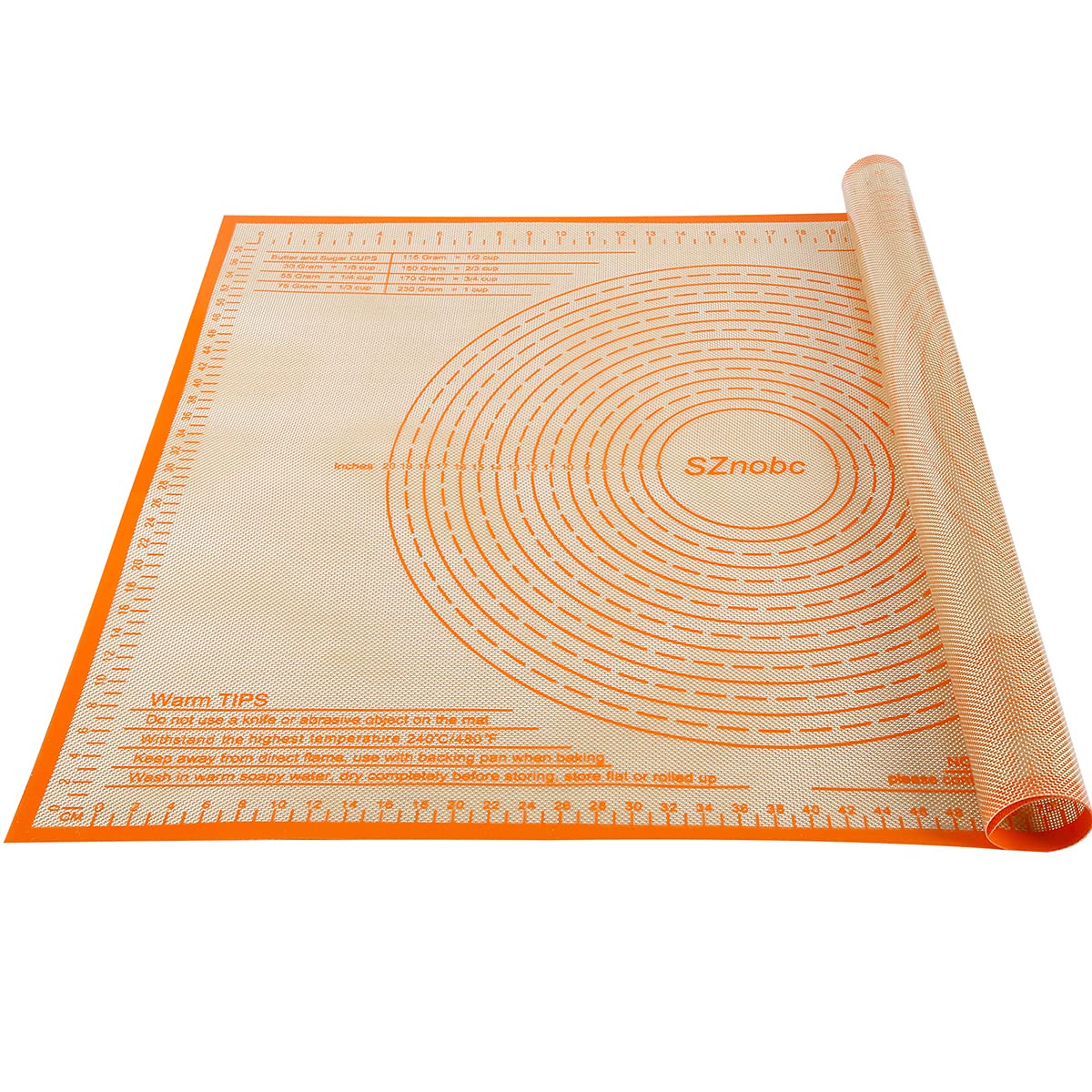 Silicone Pastry Mat 34X26 inch Baking mat Perfect for Dough, Pastry, Pie Crust, Fondant, Cookies, Bread, Pasta/Pizza,Pastry Board, Kitchen Counter Mat