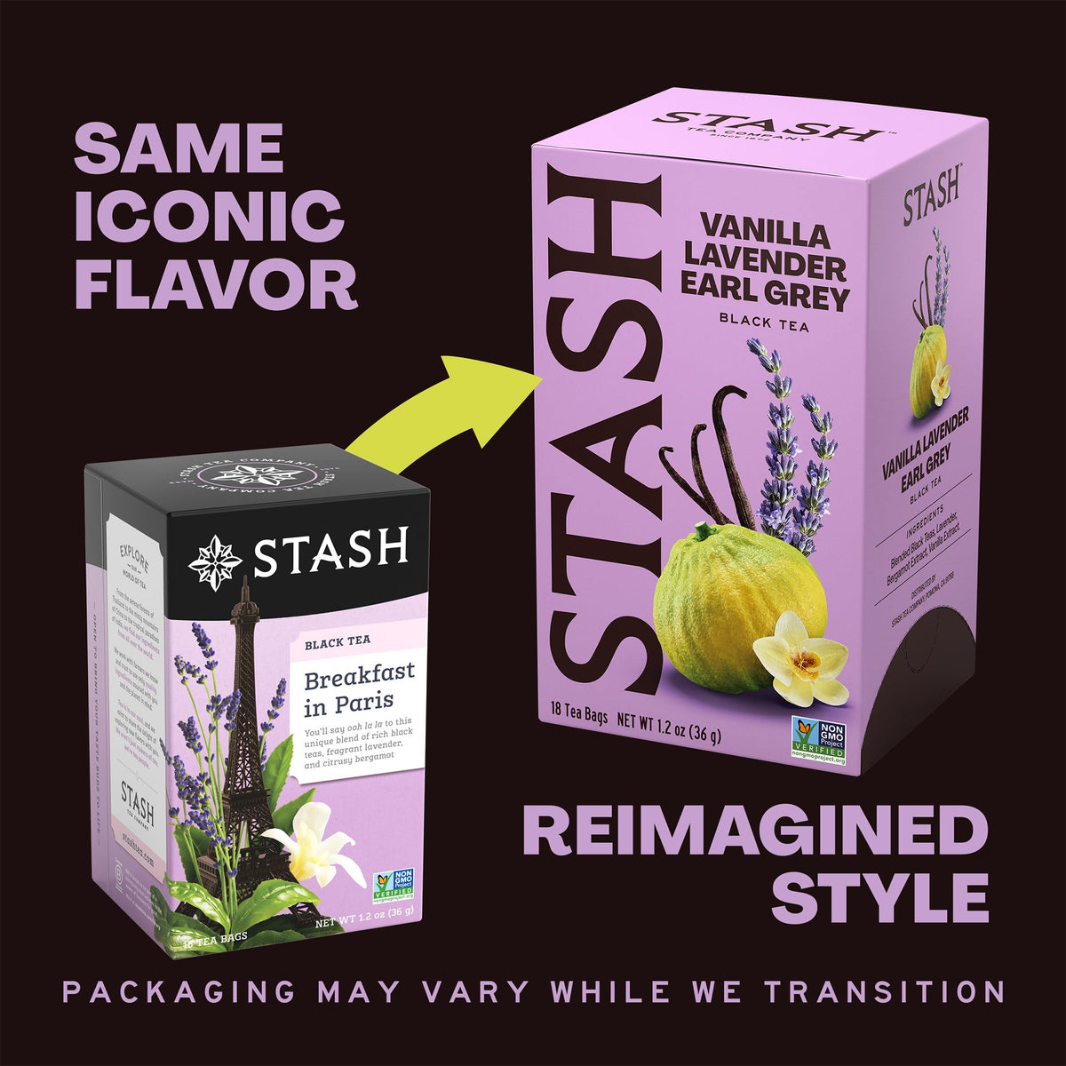 STASH Breakfast in Paris Black Tea, 108 Bags (6 Boxes of 18), Caffeinated