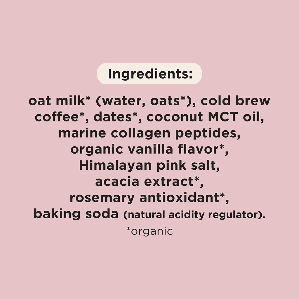 Pop & Bottle - Oat Milk Lattes, Cold Brew - Variety, 8 Fl Oz (12 Pack)