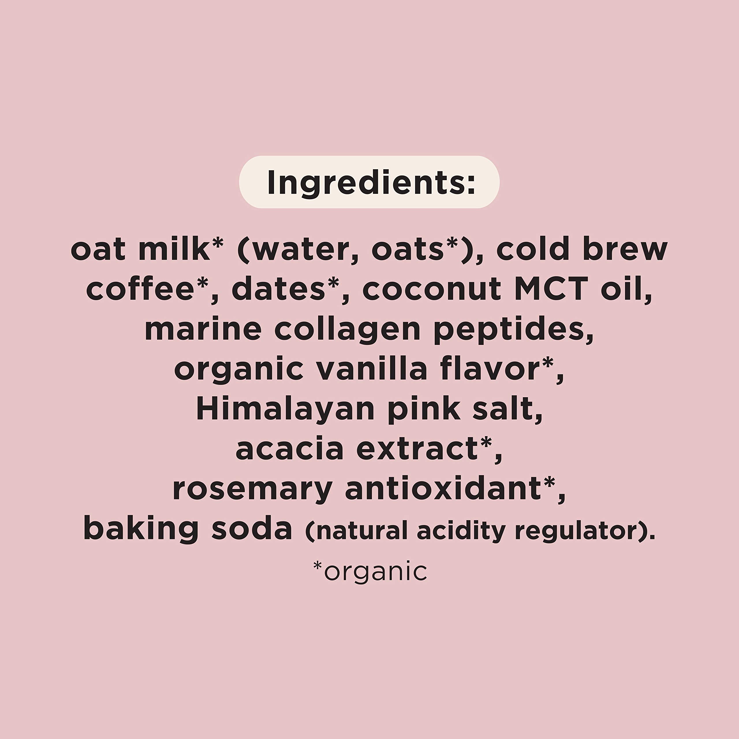 Pop & Bottle - Oat Milk Lattes, Cold Brew - Variety, 8 Fl Oz (12 Pack)