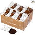 Sarasota Coffee Ground Packets | Gourmet Flavored Medium Roast Bulk Coffee Packs | Salted Caramel | Low Acid Mold Free Singles Individual Pouches for 12 Cup Coffee Maker | 2.5 Ounce Bags, 36 Count