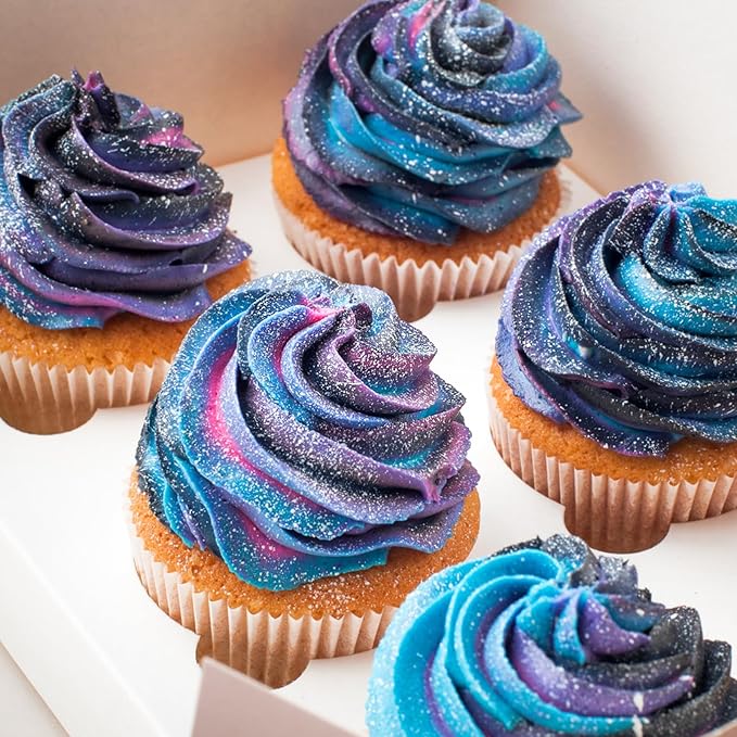 Edible Glitter for Drinks, 3 Colors Luster Dust Edible Set, 5g Food Grade Drink Glitter for Cakes Cookies Drinks Chocolate Decoration