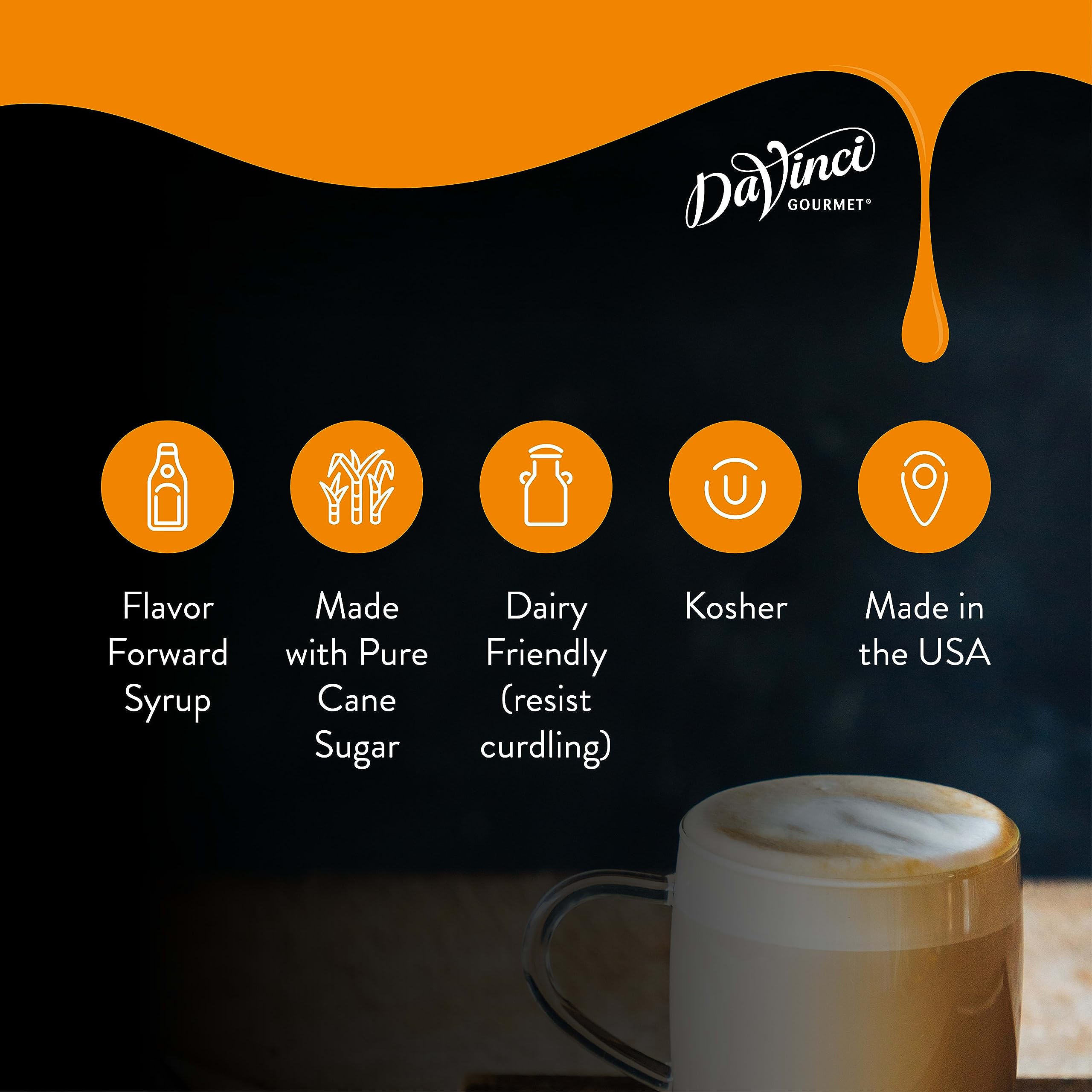 DaVinci Gourmet Classic Coffee Liqueur Syrup, 25.4 Fluid Ounces (Pack of 1)