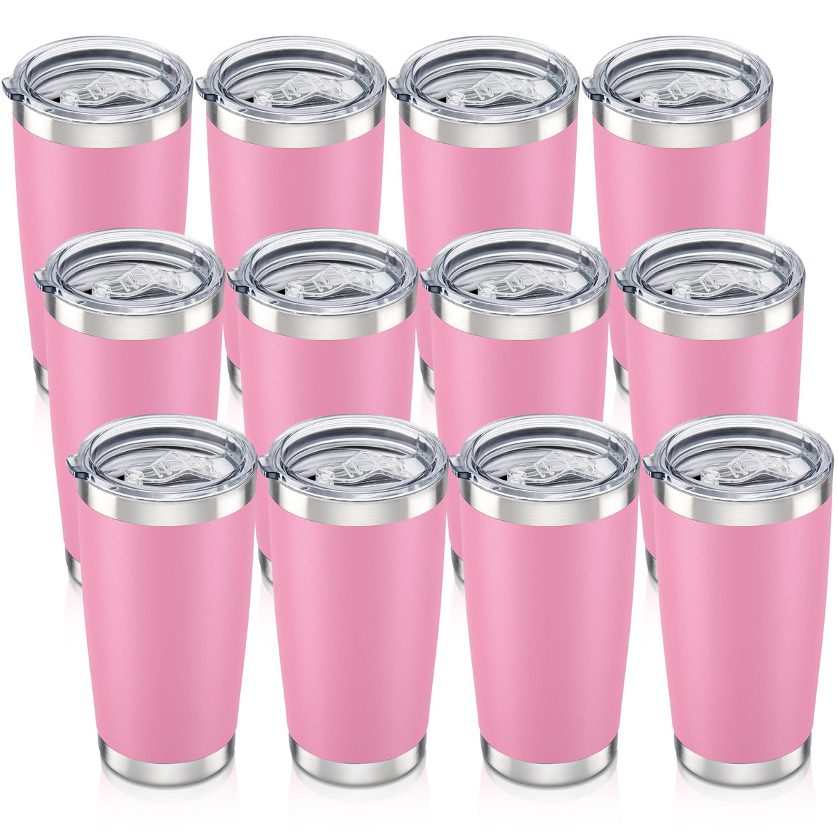 20 oz Tumbler with Lid Stainless Steel Insulated Tumblers Bulk Cups Mug