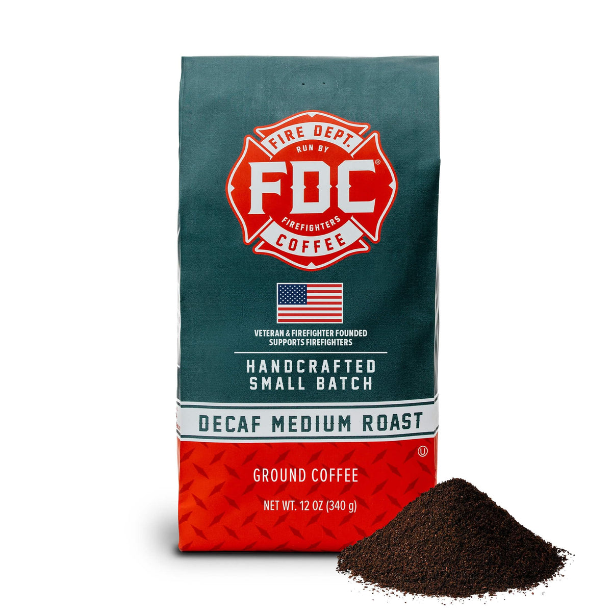 Fire Department Coffee Dark Roast Whole Bean Coffee - 12 oz