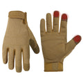 HANDLANDY Work Gloves for Men & Women, Utility Mechanic Working Gloves Touch Screen with Grip, Flexible Breathable Gardening Gloves for Yard Maintenance (2X-Large, 1 Pair)