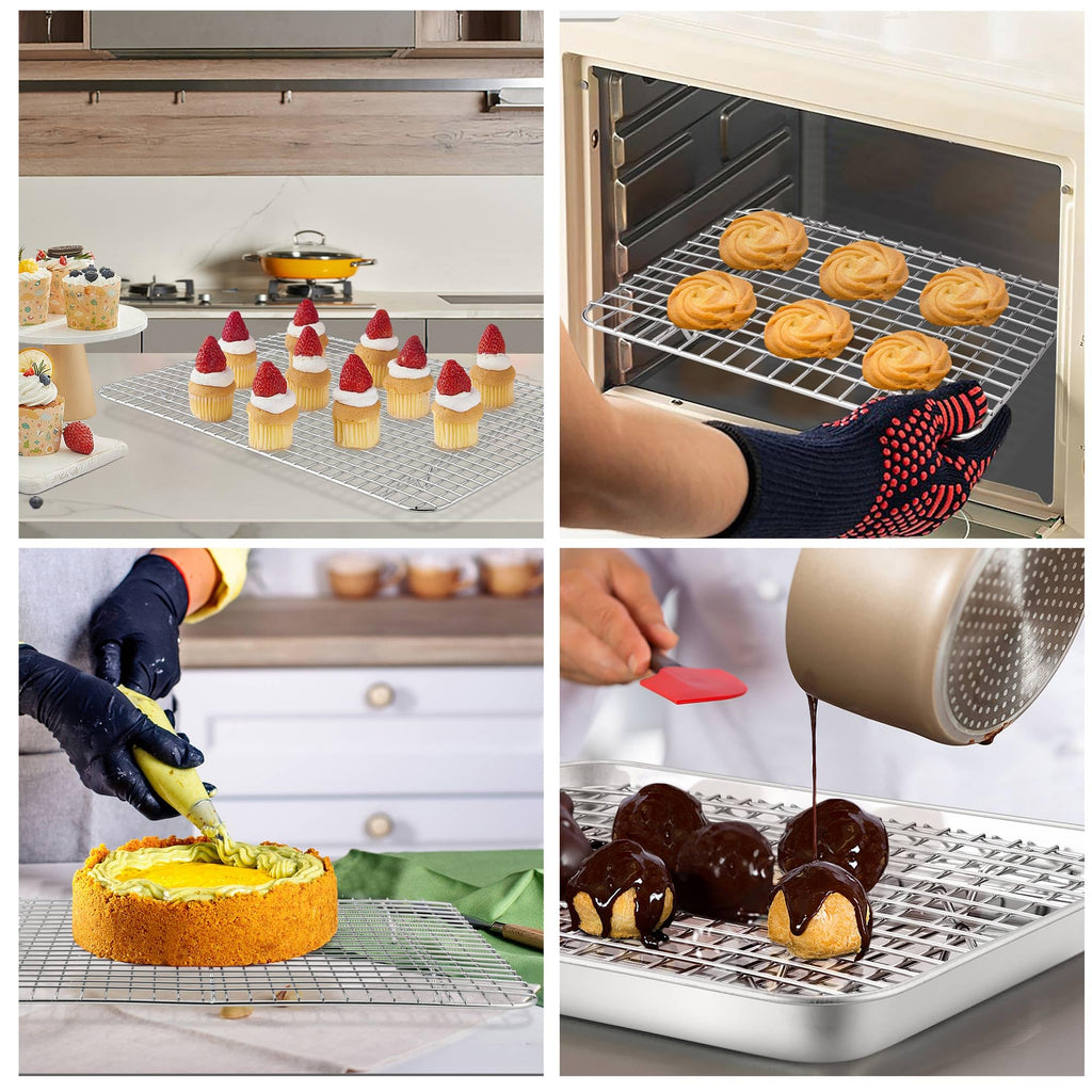 TeamFar Cooling Rack, Stainless Steel Baking Rack for Oven