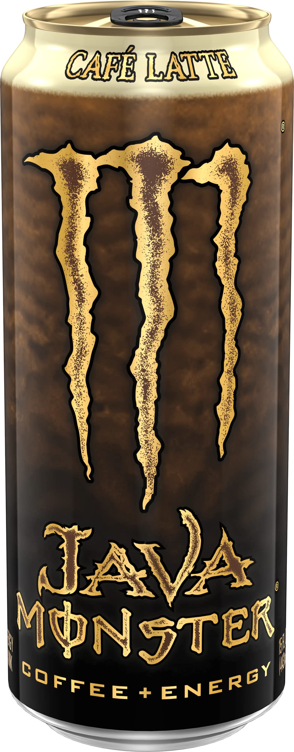 Java Monster Café Latte, Coffee + Energy Drink, 15 Ounce