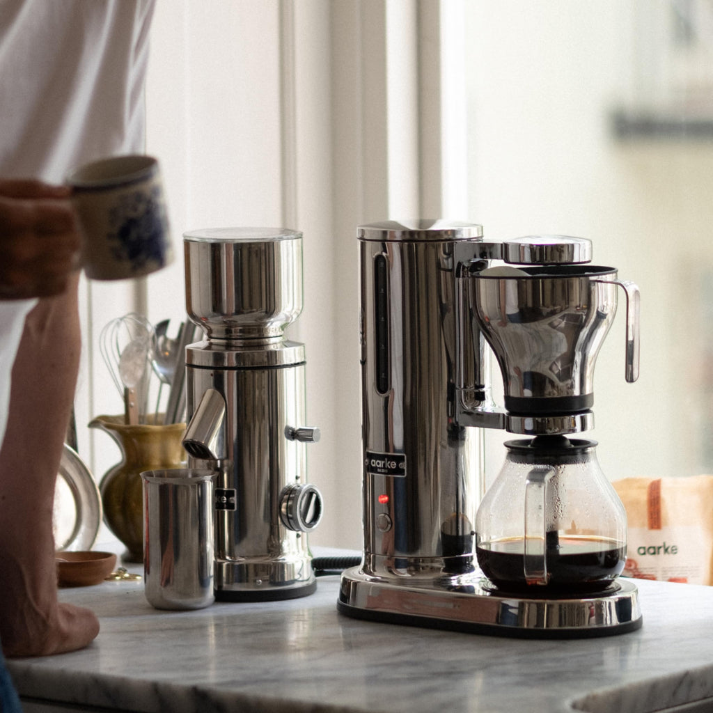 aarke Drip Coffee Maker with 42oz Glass Carafe, Stainless Steel
