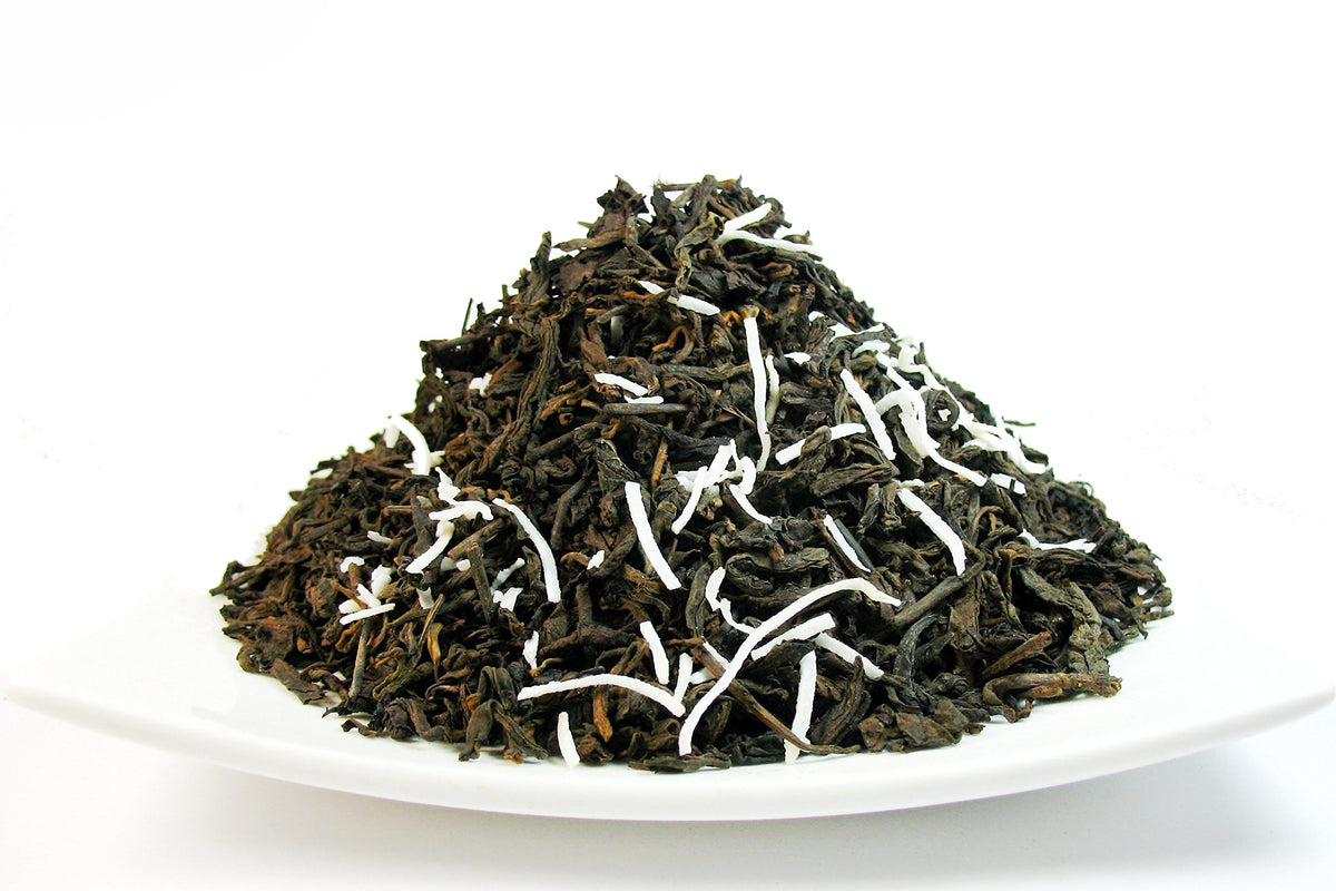 GreenhillTea Aged puerh tea Yunnan Pu-erh – Fermented Loose Leaf Tea, Smooth & Earthy Flavor, Pu-erh tea is an excellent, nutrient-rich choice for brewing kombucha, NO GMO, NO Additives, 100% natural 4 oz