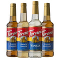 Torani Flavored Drink Syrup Coffeehouse Variety Pack, 25.4 fl oz, Set of 4