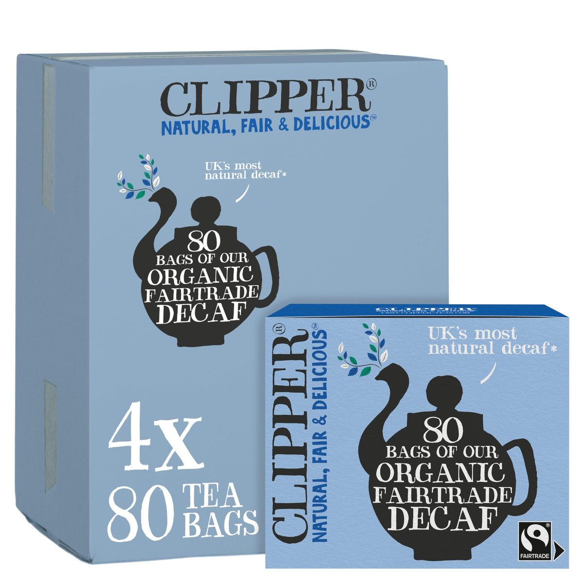 Clipper Organic English Breakfast Tea, 4 pack / 320 Tea Bags