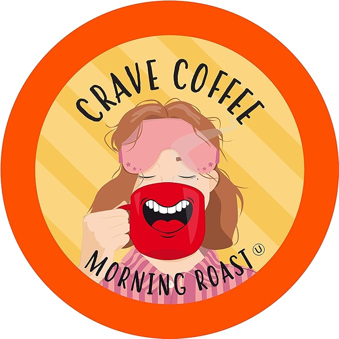 Crave Beverages Flavored Coffee Pods Sampler, Compatible with 2.0 K-Cup Brewers, Assorted Variety Pack