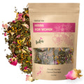 Raw Herbs for Women Herbal Tea Blend with Lemon balm, Raspberry leaf, Calendula, Rose, St. John's wort (Herbal Tea)
