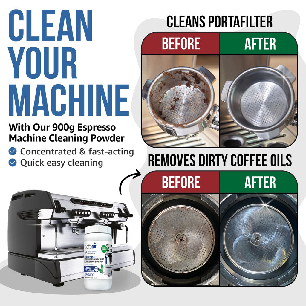 Caffenu Espresso Machine Cleaning Powder, Group Head Cleaner, 31 oz/900g