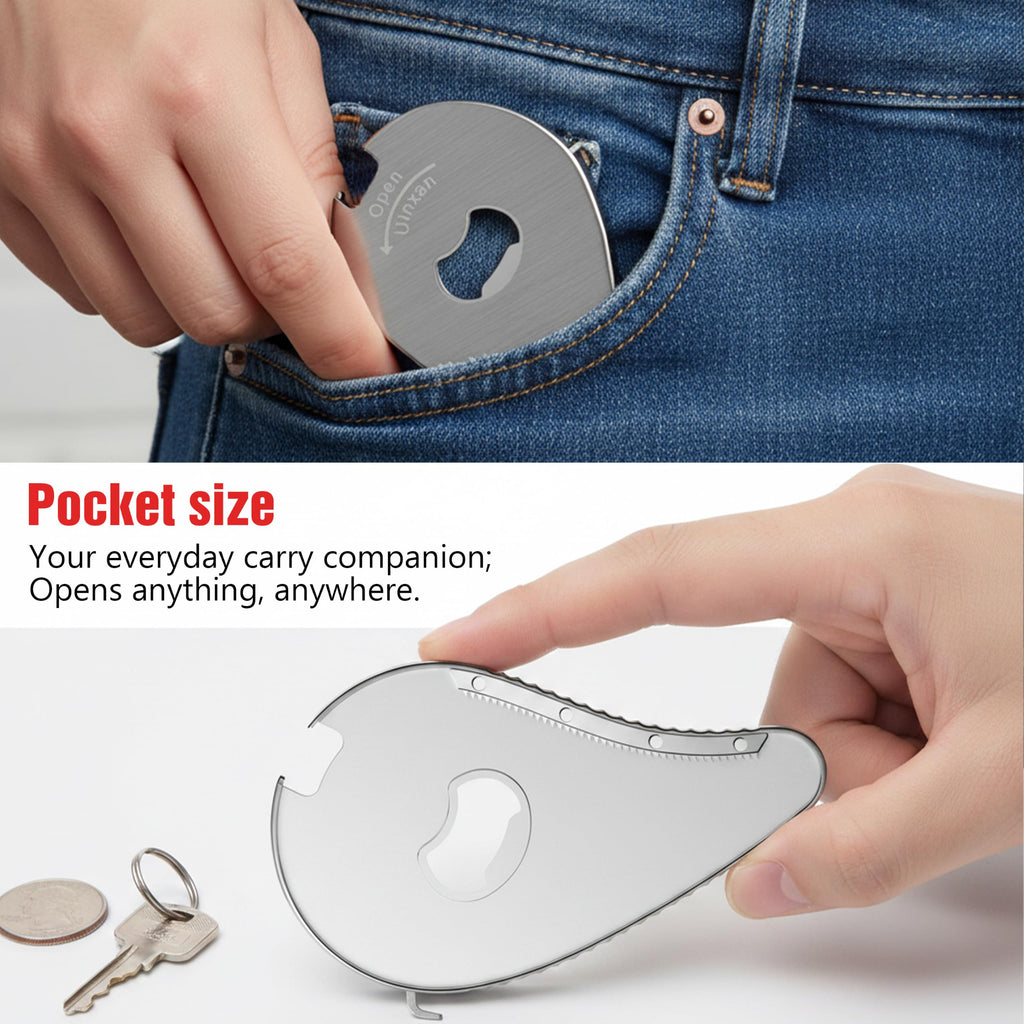 Uinxan Multifunction Bottle Opener-Ideal for Weak Hands & Seniors Arthritis